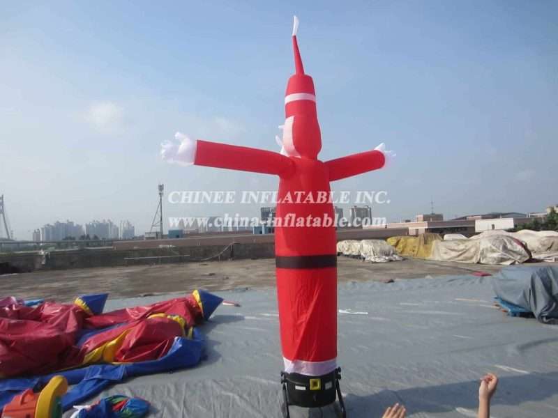D2-100 inflatable Santa Claus Air Dancer - Imagen 4