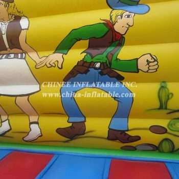 T2-3433 Combinazioni gonfiabili di cowboy occidentali