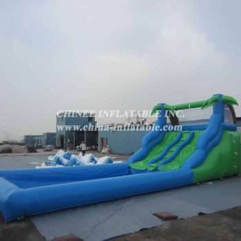 T8-572 Jungle Themed Water Slide Giant Inflatable Water Slide