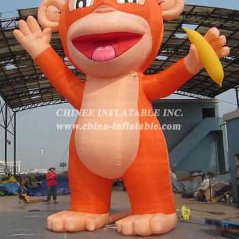Cartoon2-094 Cartoni animati gonfiabili con scimmia
