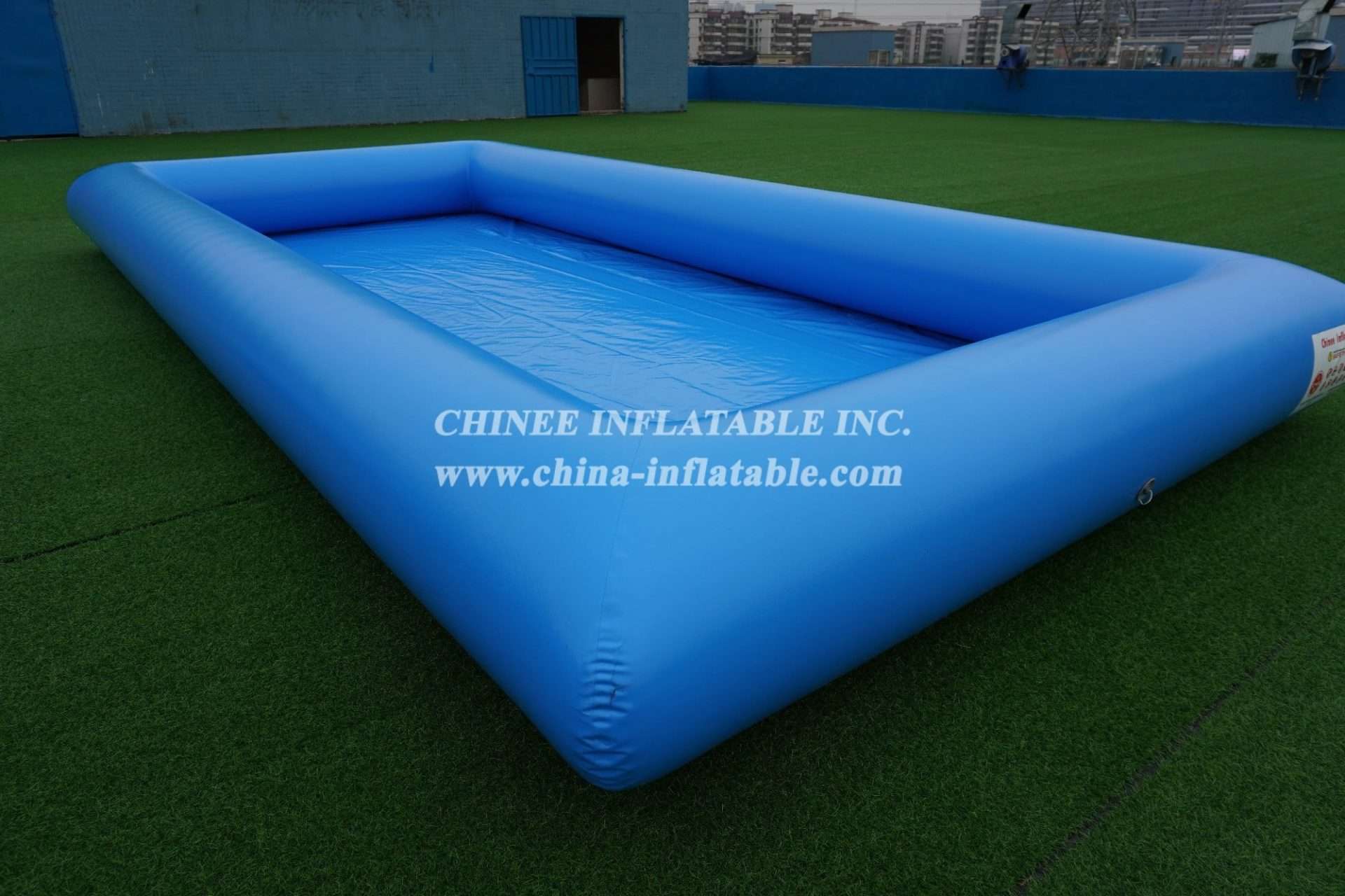 Pool2-541 Blue Inflatable Water Pool - Imagen 3