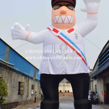 Cartoon2-084 Desenhos animados insufláveis gigantes para exterior com 10 m de altura
