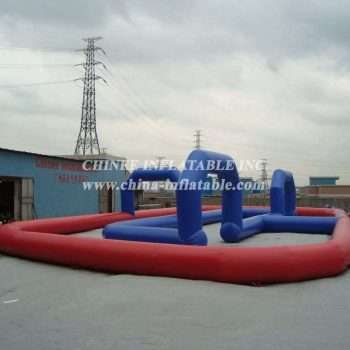 T11-1125 Pista de corrida insuflável Jogo desportivo de desafio