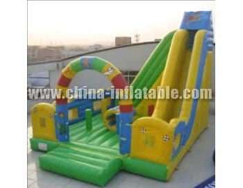 T8-1233 Cartoon Inflatable Slides