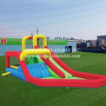 T8-553 Outdoor Commercial Colorful Inflatable Water Slide Bounce House Combo Game for Amusing Park