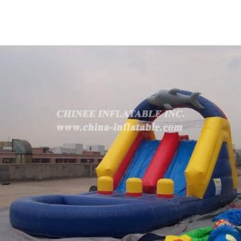 T8-988 Dolphin Inflatable Slide