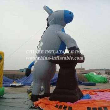 Dibujos animados1-719 Caballo Hinchable Dibujos animados