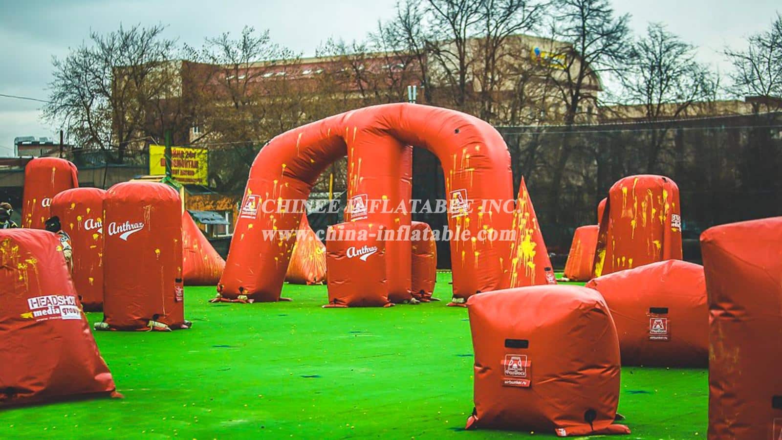 PB12 Paintball Bunkers Chinee Inflatable Factory