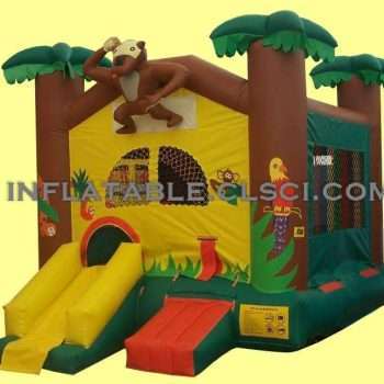 T2-1451 Jungle Theme Inflatable Bouncer