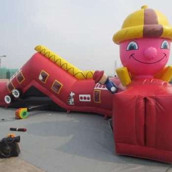 Tunnel1-56 Cute man inflatable tunnel