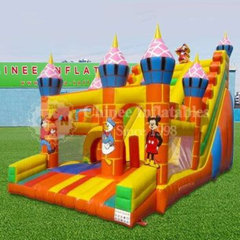 H2-1480 Large bouncy castle inflatable slide