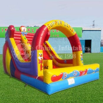 H2-1488 Clown children's amusement park inflatable slide