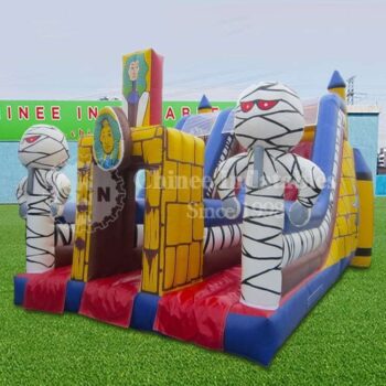 H2-1490 Egyptian mummy amusement park inflatable slide
