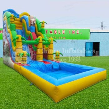 H2-2096 Barbarian's giant inflatable water slide