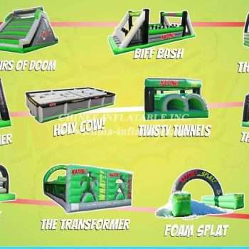 CR1-005 スーパーヒーローの挑戦 10の巨大なインフレータブル障害物との楽しい5キロの挑戦