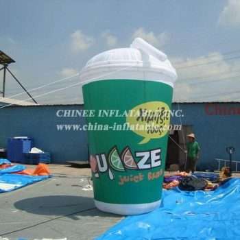 S4-187 Publicité pour les jus de fruits gonflable