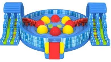 Jogos desportivos insufláveis