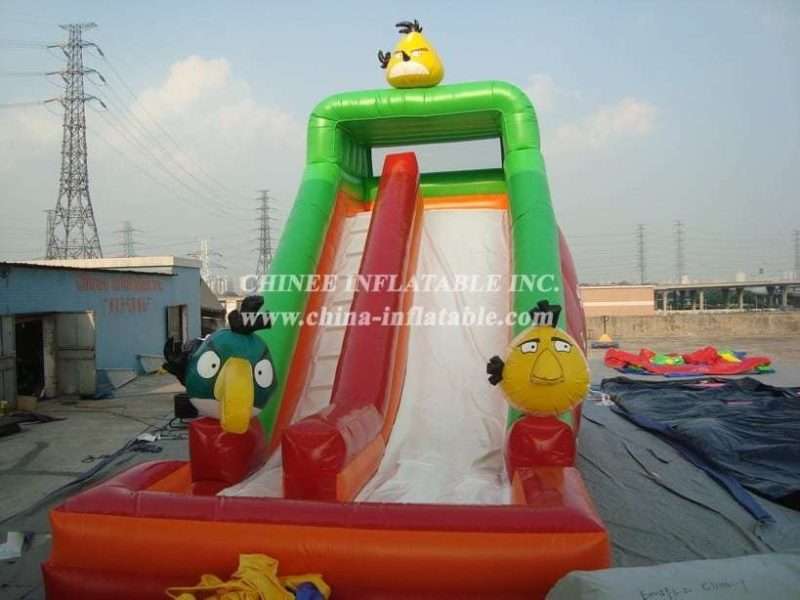 T8-122 Angry Birds Inflatable Slide - Image 2