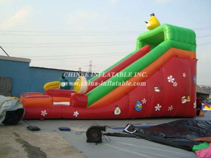 T8-122 Angry Birds Inflatable Slide - Image 3
