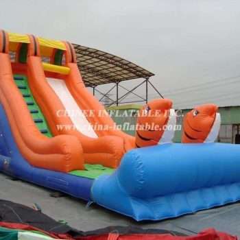 T8-214 Giant Cartoon Inflatable Dry Slide for Outdoor Used