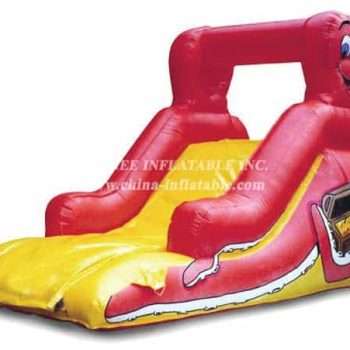 T8-260 Happy Cartoon Character Inflatable Slide