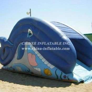 T8-384 Whale Inflatable Slide