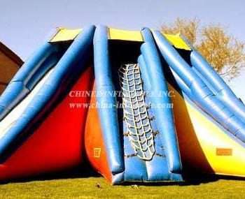 T8-417 New Design Inflatable Dry Slide for Outdoor Used