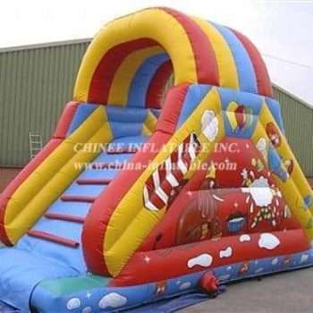 T8-672 Giant Cartoon Inflatable Dry Slide for Outdoor Used