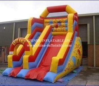 T8-681 Colorful Ballons Inflatable Dry Slide