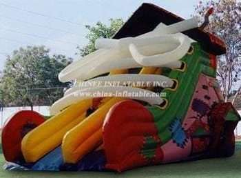 T8-686 Large Canvas Shoe Inflatable Dry Slide