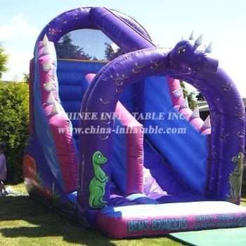 T8-712 Dinosour Inflatable Slide