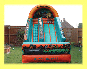 T8-782 Outdoor kids inflatable slide dry slide for party event