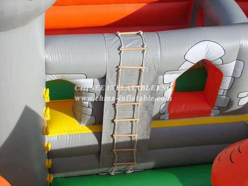 T6-703 FORT APACHE JEU INFLATABLE 15m - Image 3