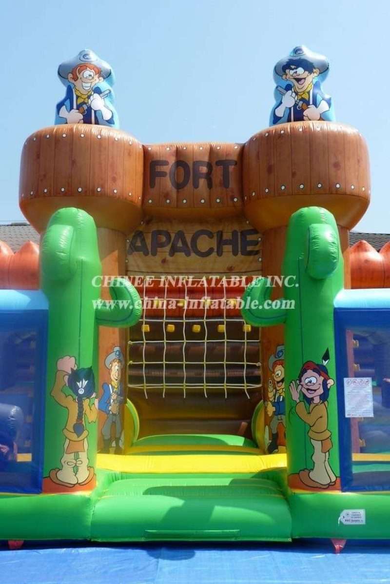 T6-703 FORT APACHE JEU INFLATABLE 15m - Image 19