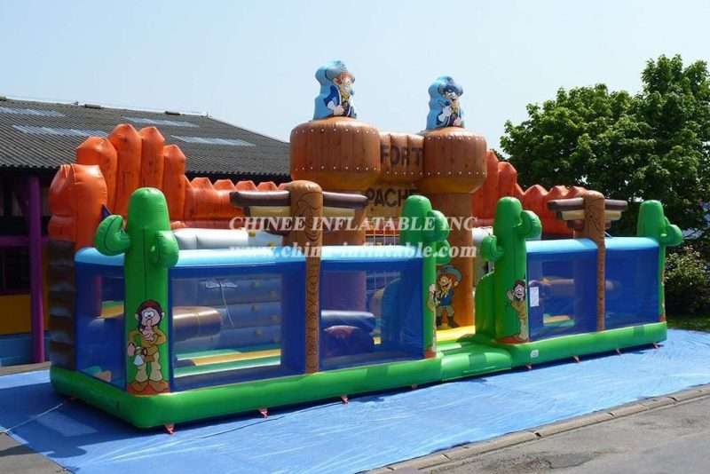 T6-703 FORT APACHE JEU INFLATABLE 15m - Image 20