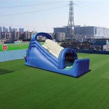 T8-479 Giant Commercial Inflatable Dry Slide Double Lane Slide