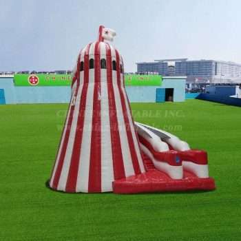 T8-4041 15ft Platform Helter Skelter Slide