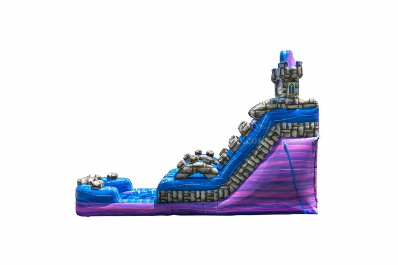 WS1416-15FtMagicCastleWaterSlideSL-WM-03.jpg T8-4023 16 Ft Magic Castle Waterslide