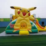 T2-4444 Pokémon Pikachu Bouncy Castle With Slide - Image 2