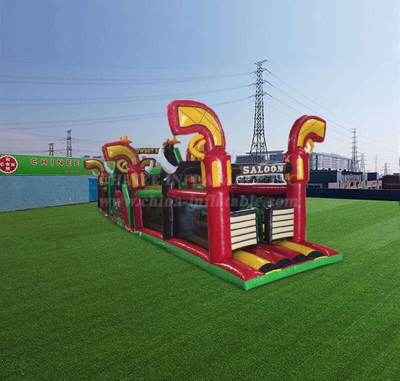 Corsa gonfiabile impegnativa