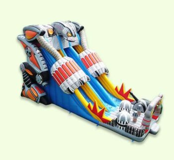 Escorrega insuflável gigante