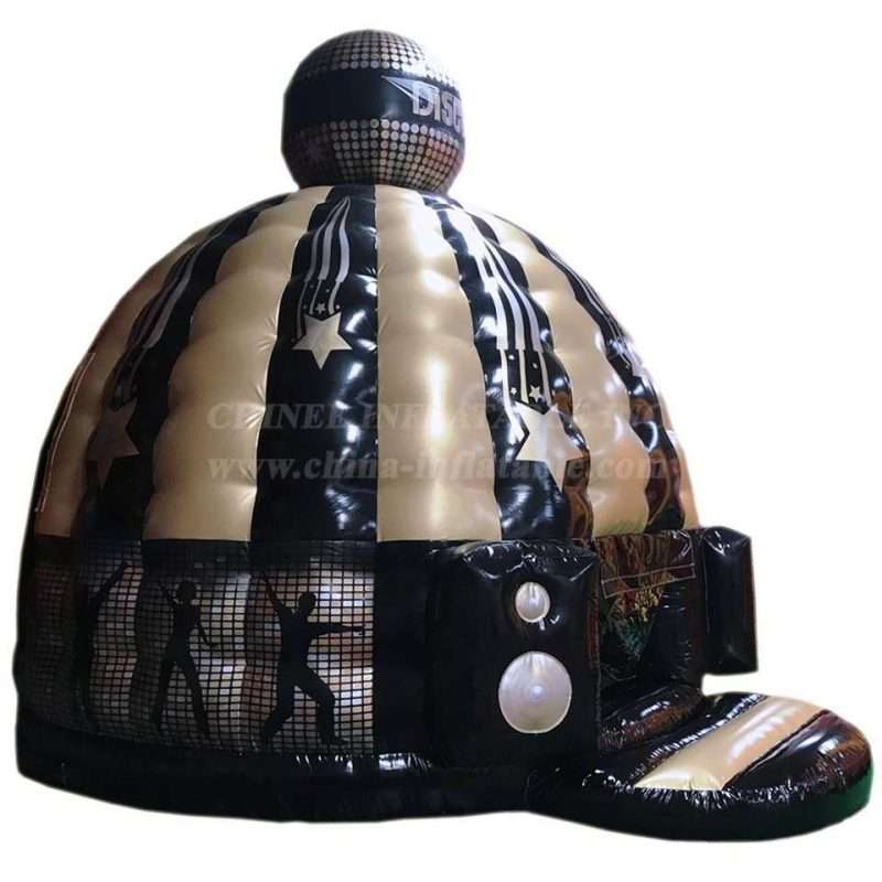 T2-4846 Gold Disco Bounce House - Image 2