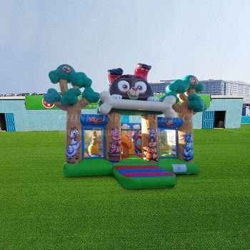 T2-4432 Forest Animal Bouncy Castle