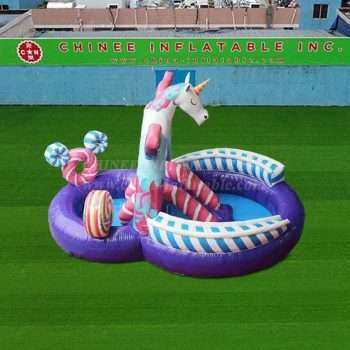 T8-4595 Small Unicorn Water Slide
