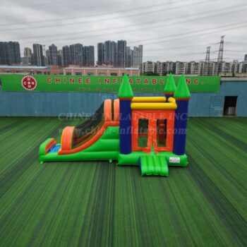 T5-197 Inflatable Castle Bounce House With Slide