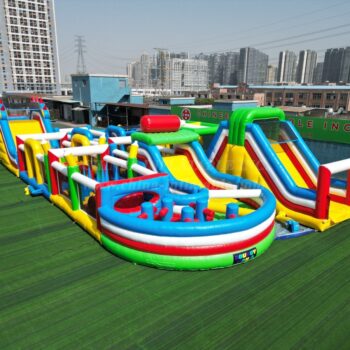 T7-1814C Colorful Inflatable Obstacle Course