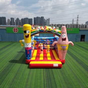 T2-4640 Spongebob Bouncy Castle