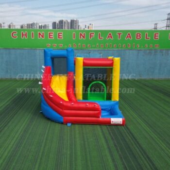 T2-8114 Inflatable Bounce House With Slide & Pool