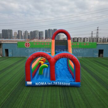 T8-324 Inflatable Giant Slide with Obstacle Course