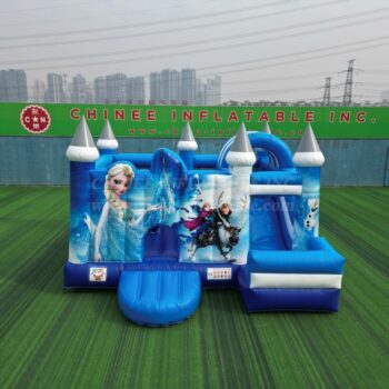 T2-4596 Frozen Theme Bouncy Castle Combo